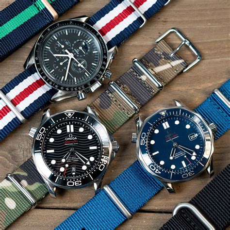 nato strap for omega seamaster 300m|omega nato strap 20mm.